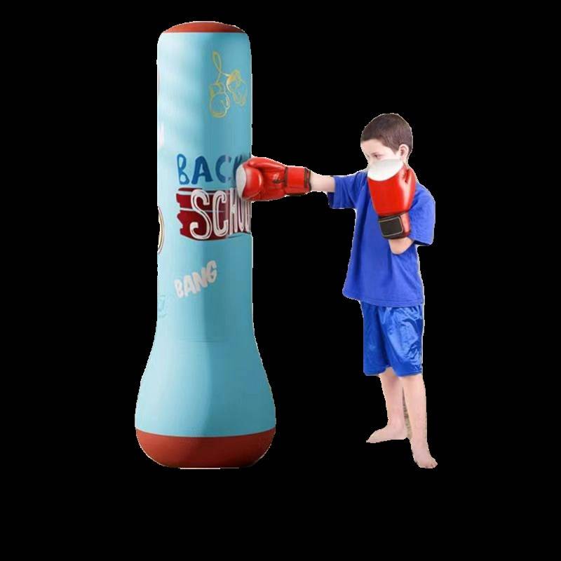 Children's inflatable downs boxing column Furniture Fitness Boxing Training Artifact Pillar Pillar Type Taekwondo Sandbags