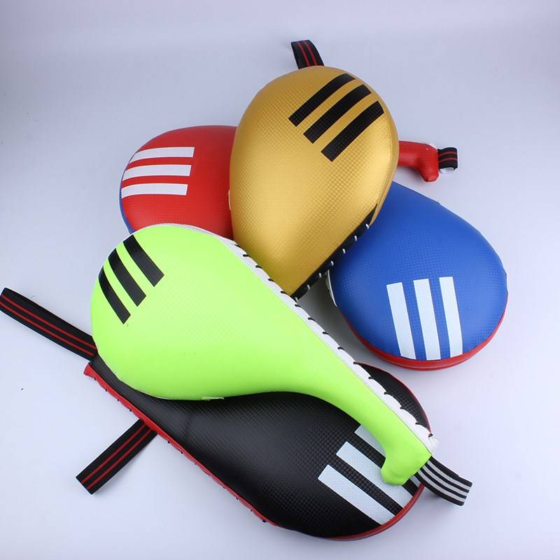 Adult children Taekwondo foot target training target Taekwondo chicken leg target hand target double -leaf target feet kick