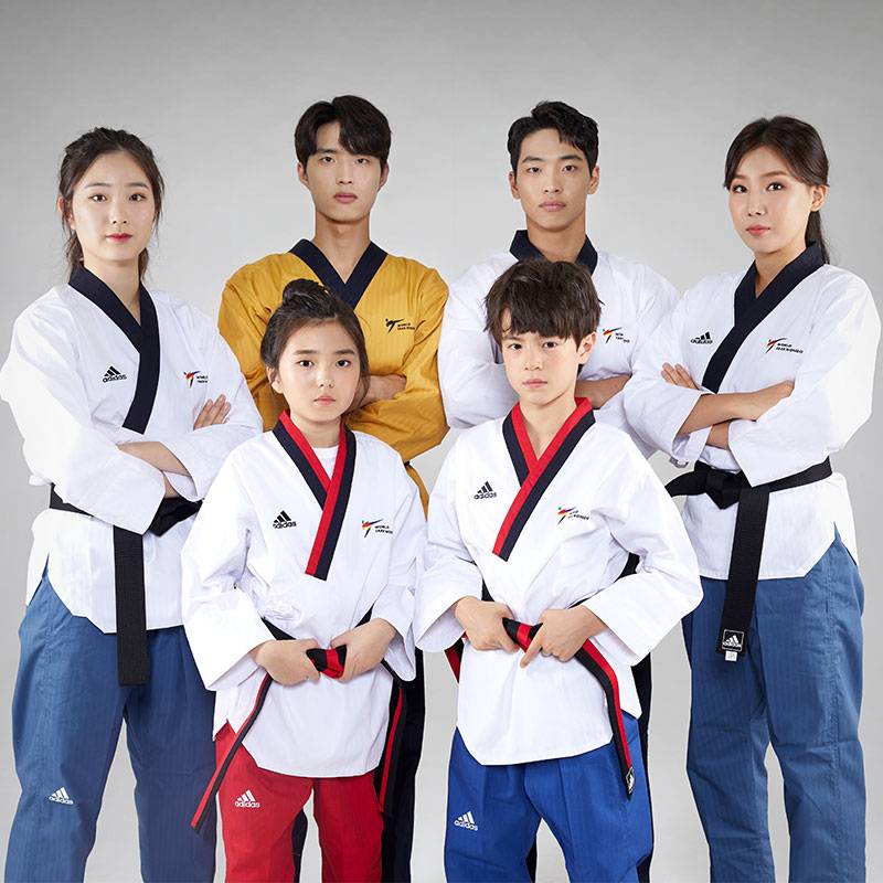 adidas Adidas WT Taekwondo Master Divine Service Master Service High -end Black Belt Masters