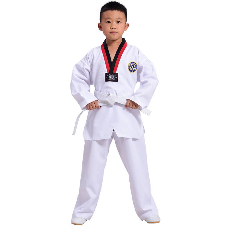 210 grams of cotton 20 per cent for a professional competition for boys and girls in taekwondo dress