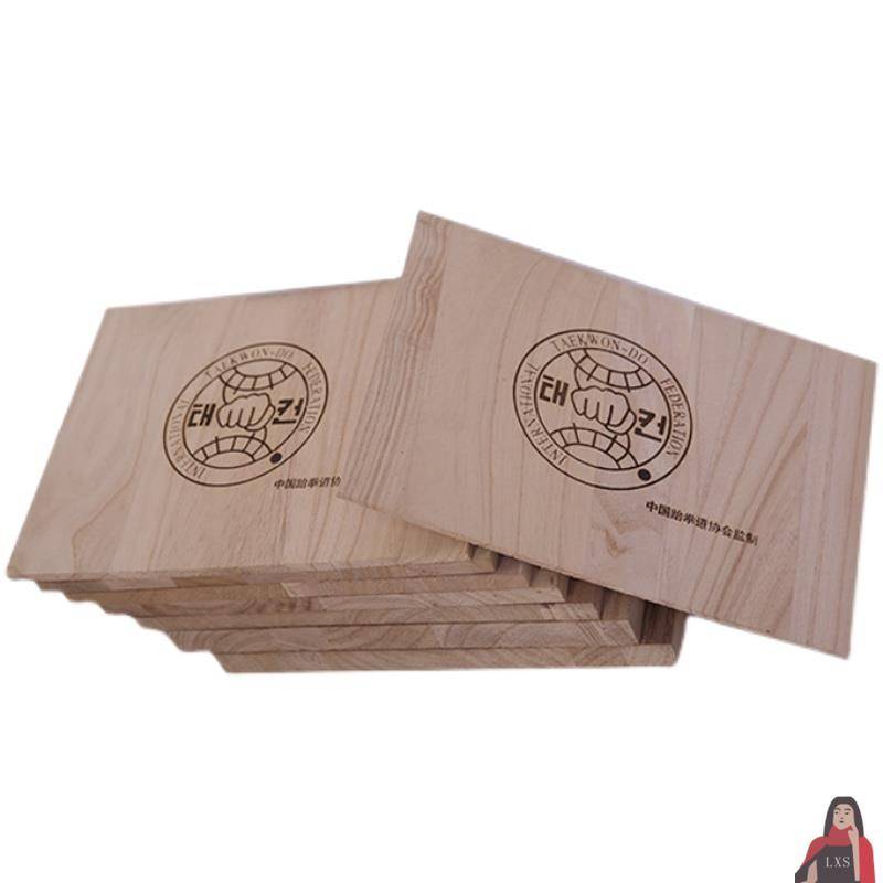 Taekwondo performances with board karate karate placards