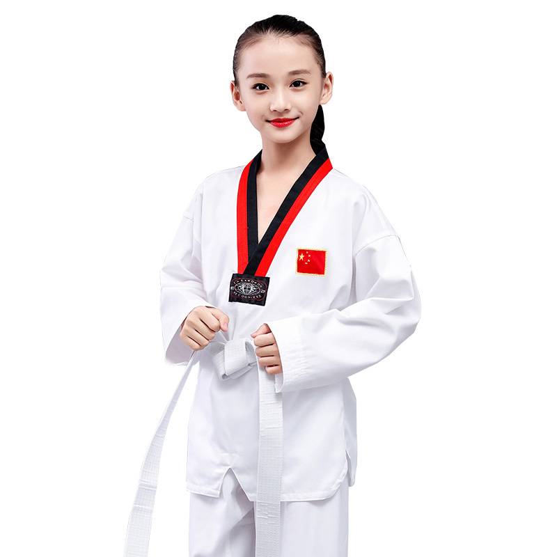 Taekwondo, a young adult with a full cotton long-sleeved short-sleeved short-sleeved short-sleeved short-sleeved short-sleeved short-sleeved short-sleeved short-sleeved short-sleeved short-sleeved short-sleeved short-sleeved, male and female taekwondo beginner taekwondo high-schooler