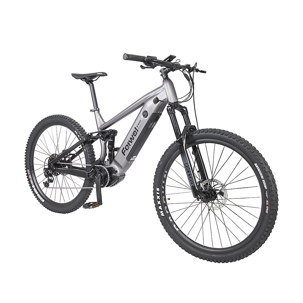 27.5 Inch full suspension Mid drive e bike/ hydraulic brake electric mountain bicycle e bike 500w electric mountain bike