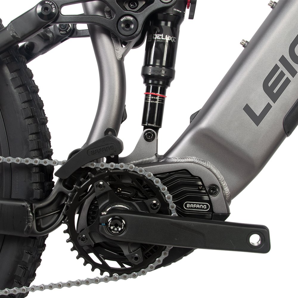 27.5 Inch full suspension Mid drive e bike/ hydraulic brake electric mountain bicycle e bike 500w electric mountain bike