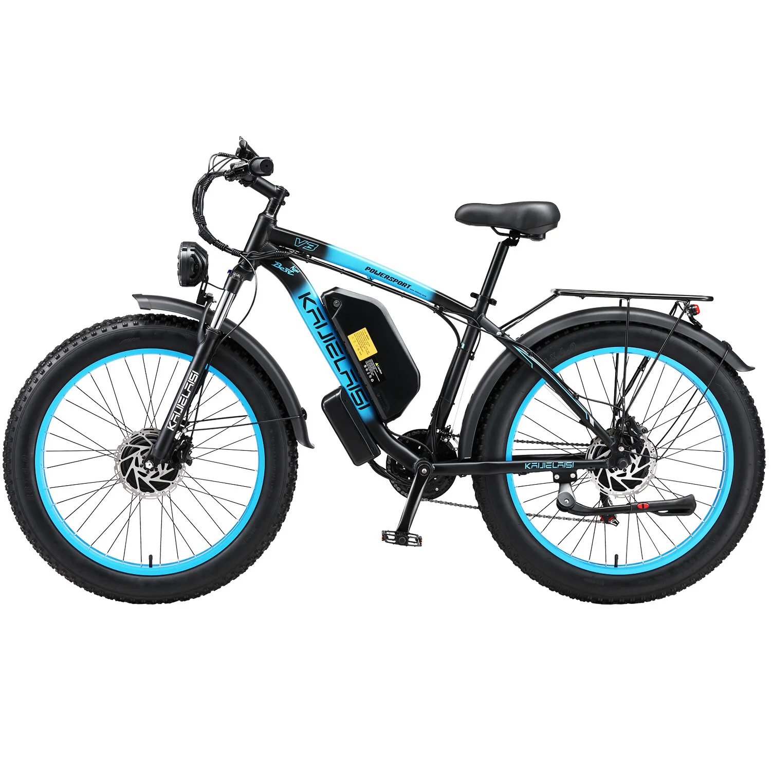 US EU Warehouse 2000W Dual Motor E Bike 26 Inch Fat Tire Electric Mountain Bike 48V 23AH 21Speed Adult Electric Bike