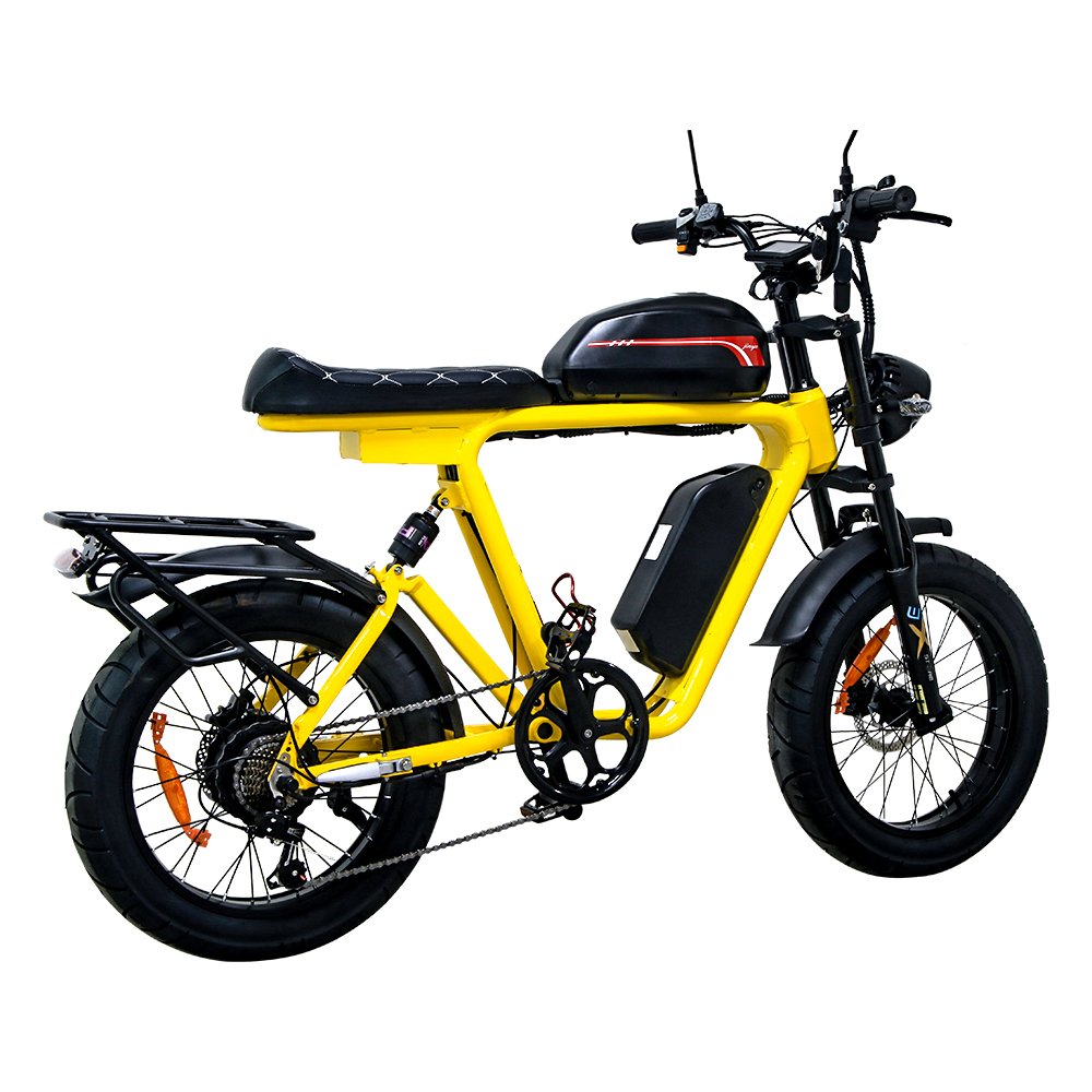 Electric Bike 48V 66AH Fat tire mountain E bike 7Speed Electric City Bike 20 Wheel Size Electric Mountain Bicycle Hybrid Road