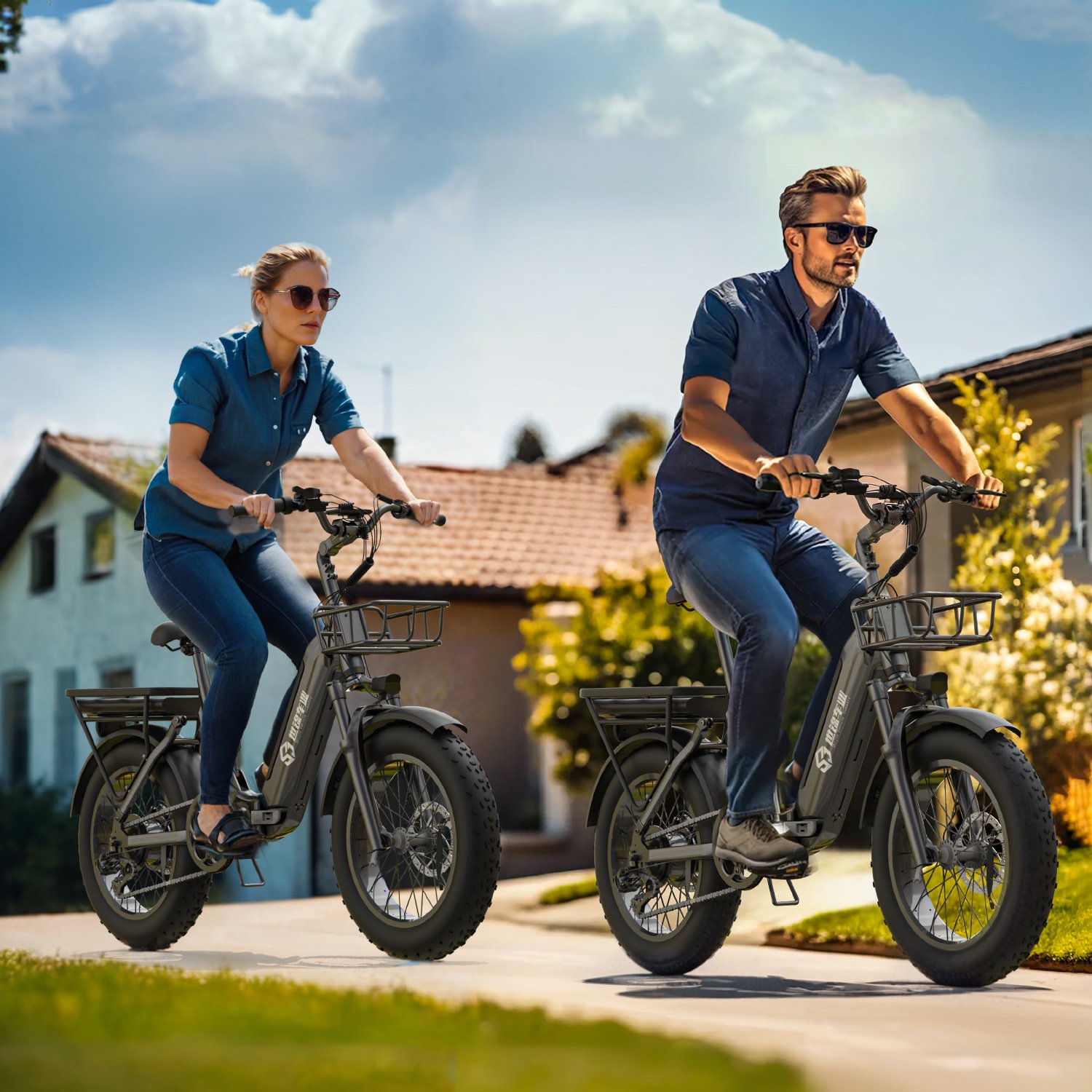 2024 Hot Sale folding 750w 1000W adult Electric Bicycle road hybrid dirt city Fat Tire Bike 48V 20 Inch electric mountain bike