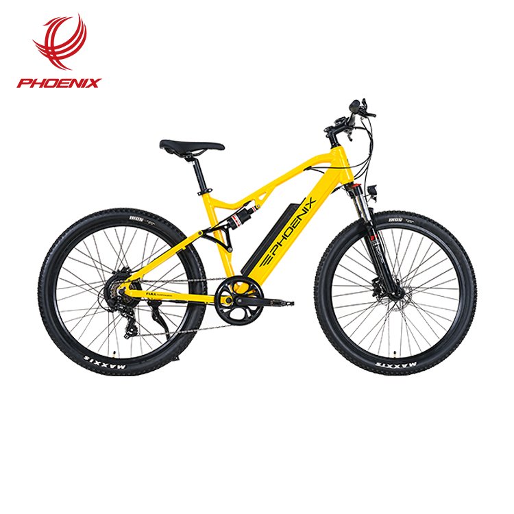 Phoenix FCCA SUPPLIER Electric Mountain Bike Electric Bicycle Full Suspension Electric Bicycle