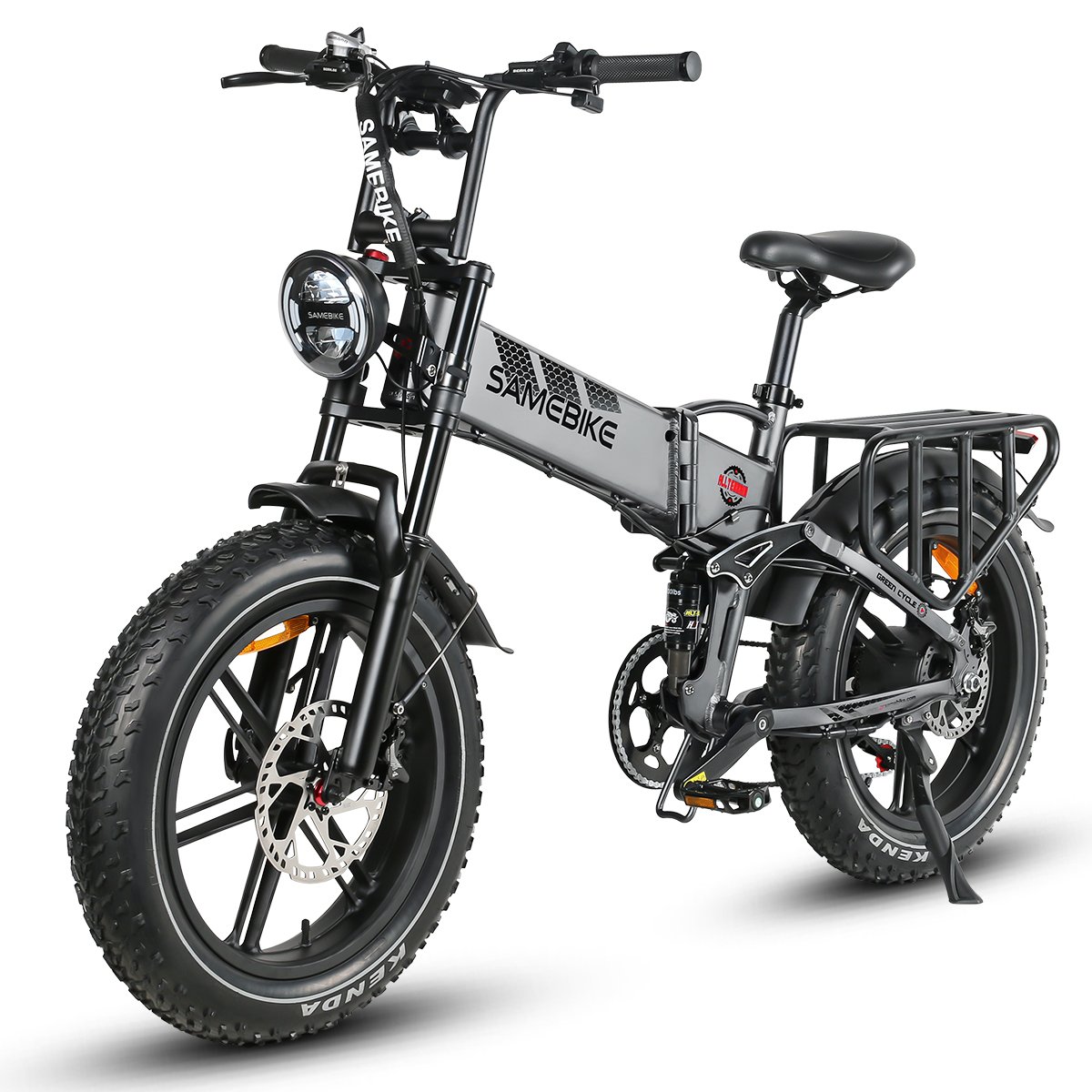2024 New 1200W Intelligent Brushless Motor Integrated Battery Disc Brake 60km Range Rear Hub Tube Electric Mountain Bike