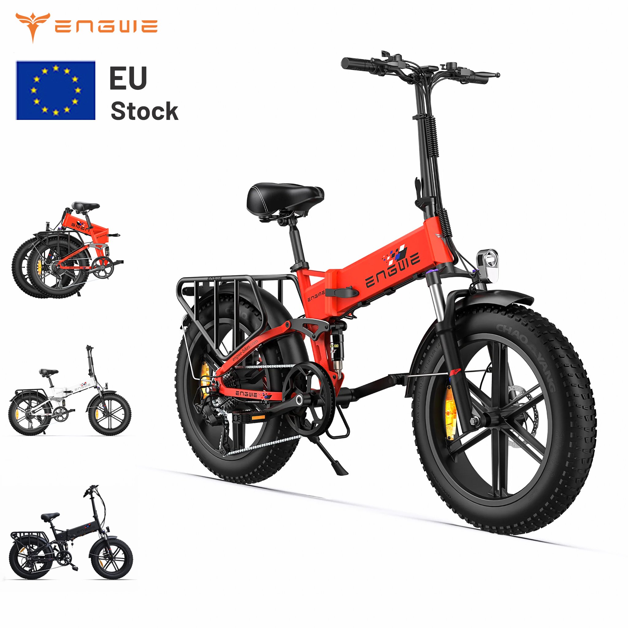 EU Stock ENGWE ENGINE X Electric Bike 48V 13Ah Foldable EV Bicycle 250W Electric City Bike