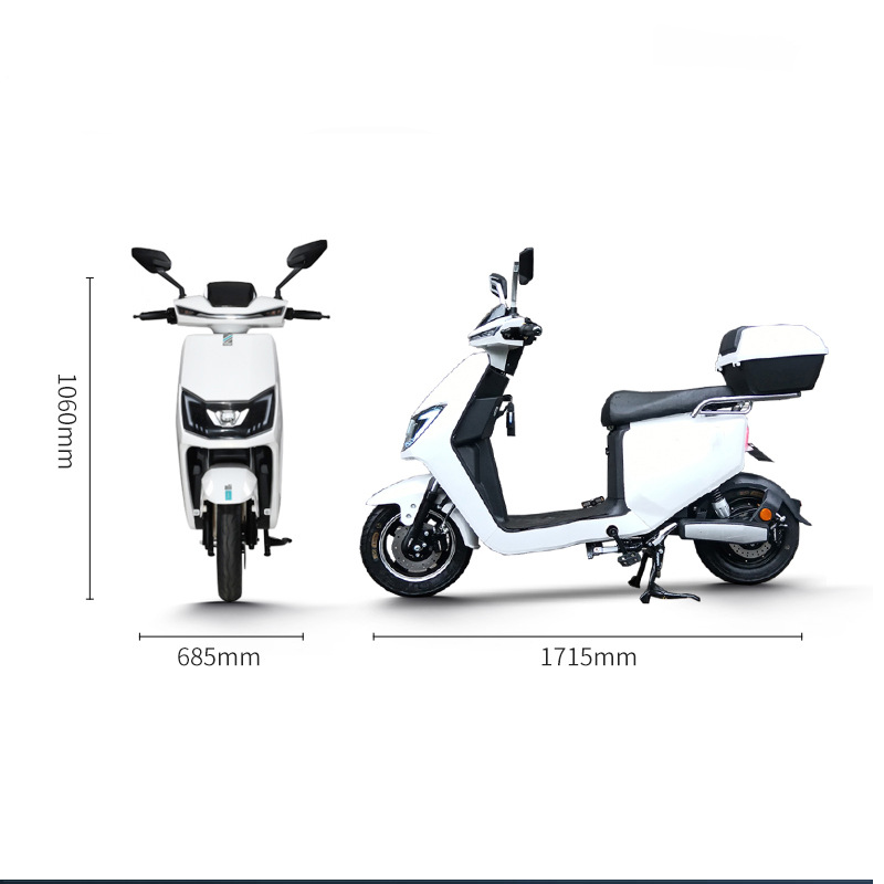 Brushless motor 400W front and rear disc brake adult two wheel electric pedal bicycle