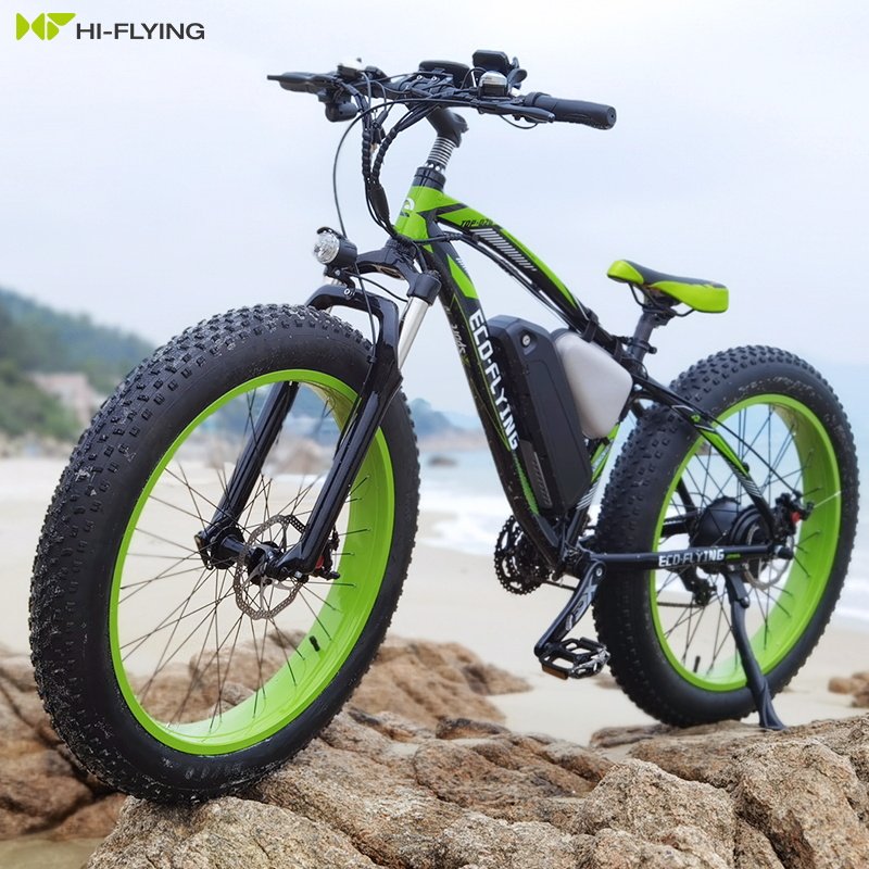 EU Warehouse Electric mountain bike 1000W 48V 13Ah Battery 26 inch Spoked Wheels Fat Tire fatbike