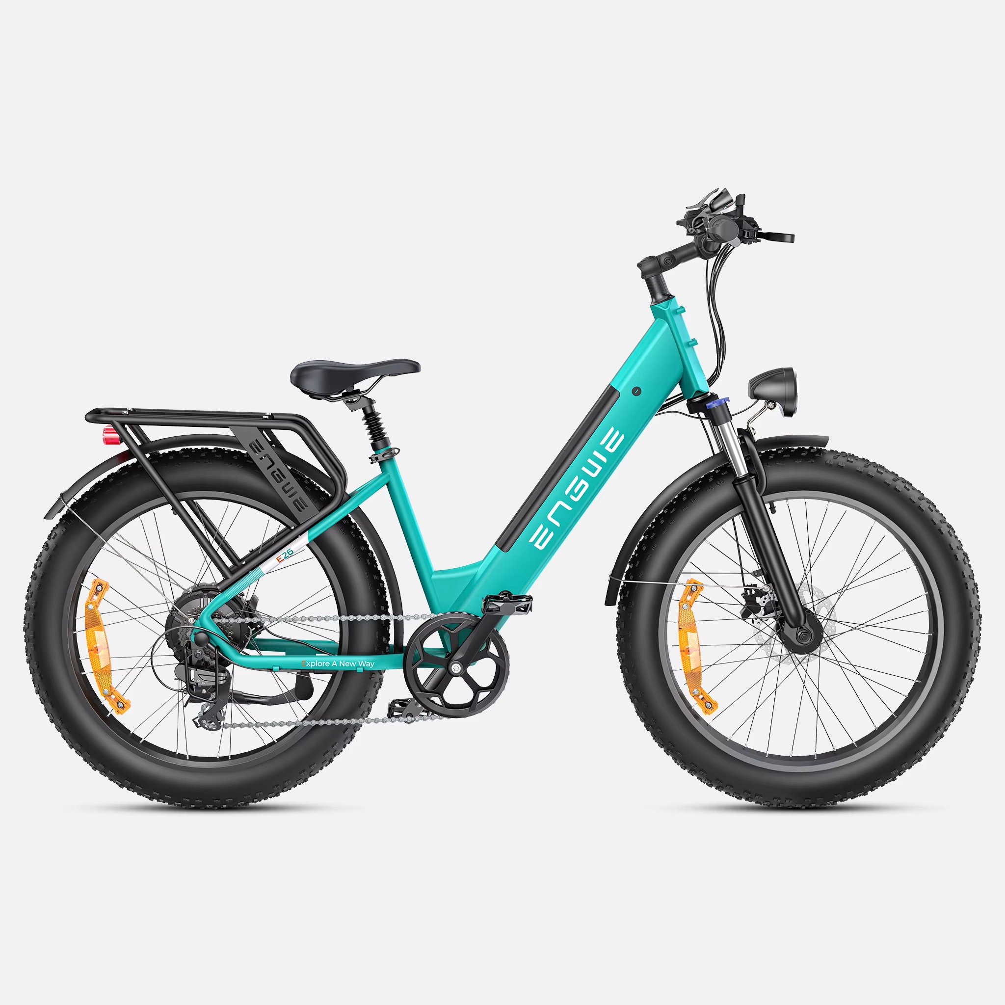 2024 26 inch Lady bike With 7Speed Disc Brake electric bike city 48V16AH 250W ENGWE E26 ST electric city bike