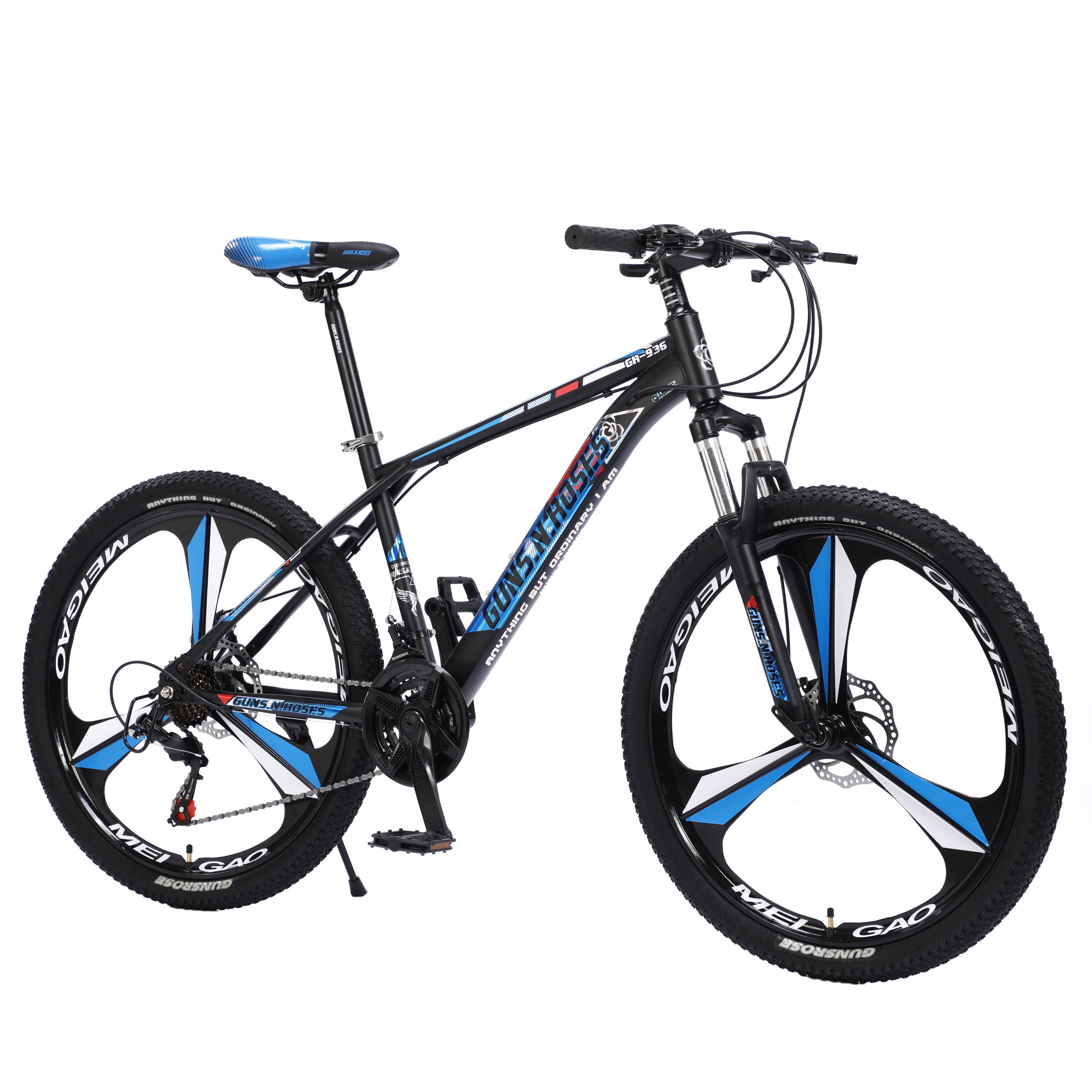 2024 Hot Selling Mountain Bike 24/26/29 Inches Alloy Frame with Carbon Rim Fork Steel Fibre Disc Brake System Ordinary Pedal