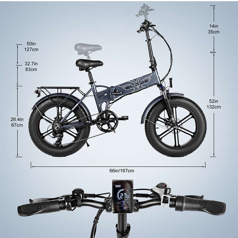 ENGWE Bike P-2 Pro 750W Unites State stock 48V13A electric Bicycle Mountain Fat tire electric Bike 20inch E