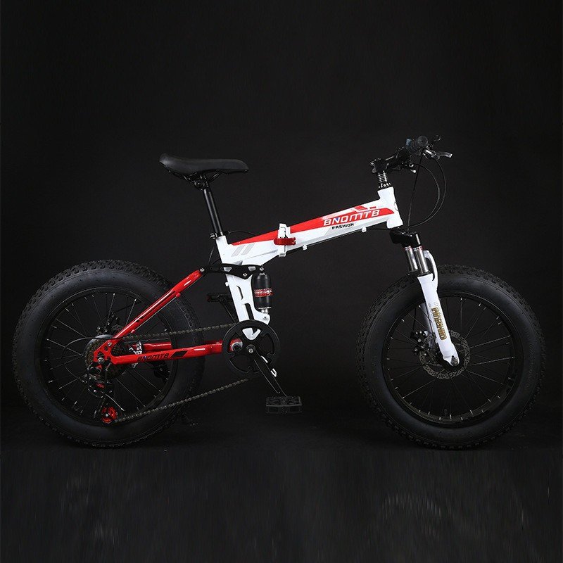 2024 20inch Foldable Fat Tire Bicycle Bike Aro 20 Inch Aluminium Frame Cycle Outdoor Sport Folding Mountain Bike
