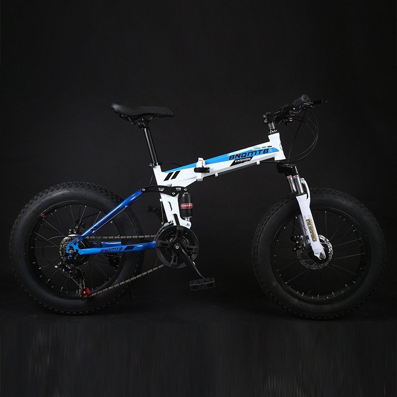 2024 20inch Foldable Fat Tire Bicycle Bike Aro 20 Inch Aluminium Frame Cycle Outdoor Sport Folding Mountain Bike