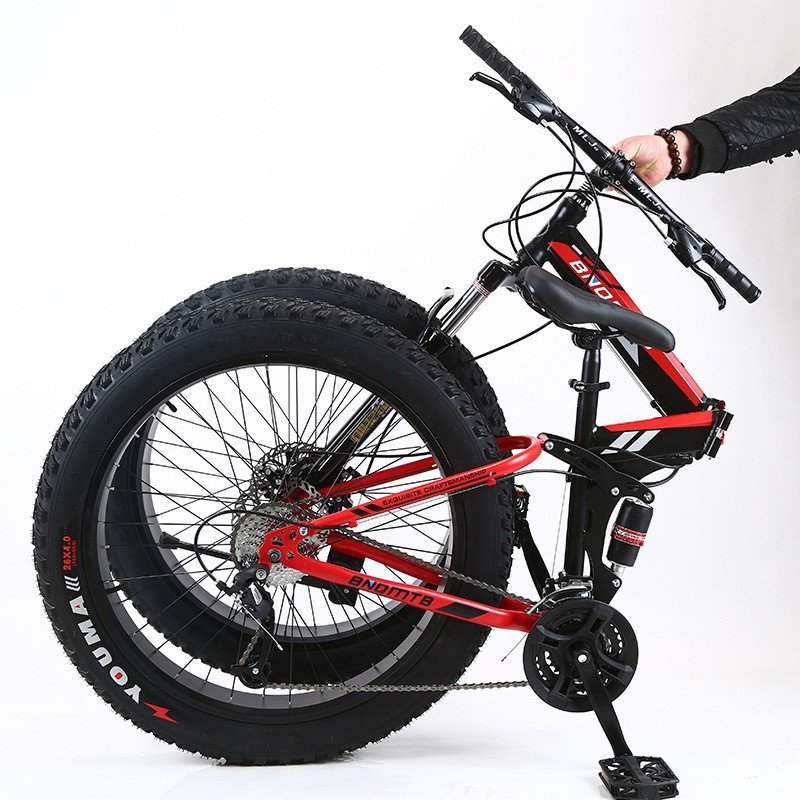 2024 20inch Foldable Fat Tire Bicycle Bike Aro 20 Inch Aluminium Frame Cycle Outdoor Sport Folding Mountain Bike