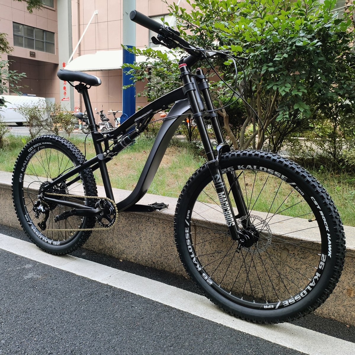 Aluminum Alloy Full Suspension Frame 11 Speed Bike Air Front Fork Bicycle Hydraulic Brakes Mountain Bicycle Bike