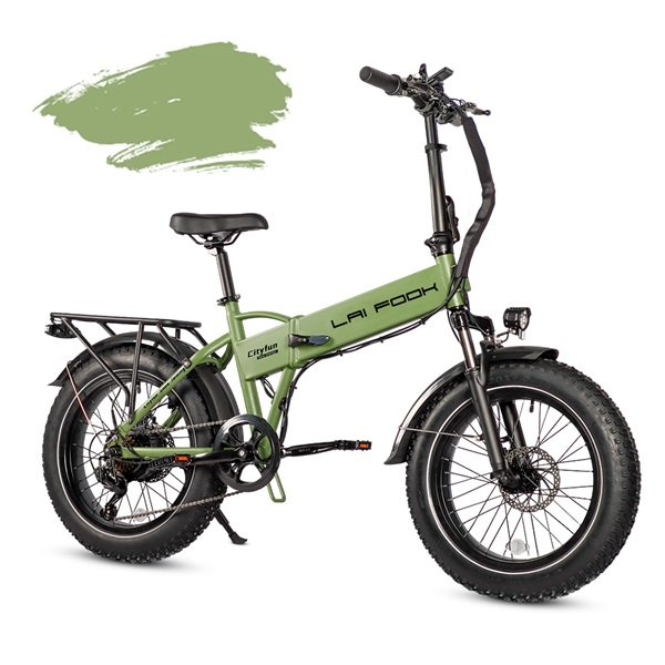 EU US Warehouse adult electric scooter bike high quality fat tire foldable 200km range electric city bike for women