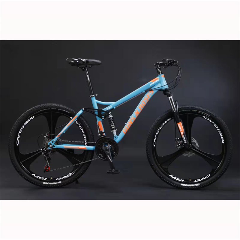 Bicycle factory customized 26 inch steel frame bicicleta bicycle dual suspension mtb full suspension mountainbike mountain bike