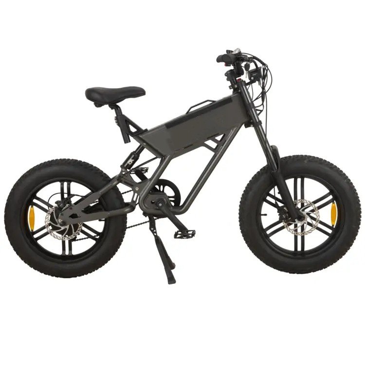 Hot Sale 48V 20-Inch Electric Fat Tire Bike Powerful 15ah Lithium Battery Aluminum Alloy Frame Hub Motor City Mountain Riding