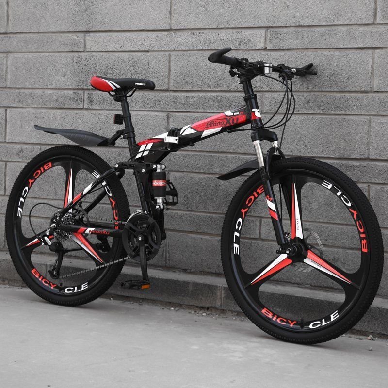 Professional Bicycle factory 24/26/27.5/29 Inch Full Suspension Mountainbike Folding Mountain Bike with 21 24 27S
