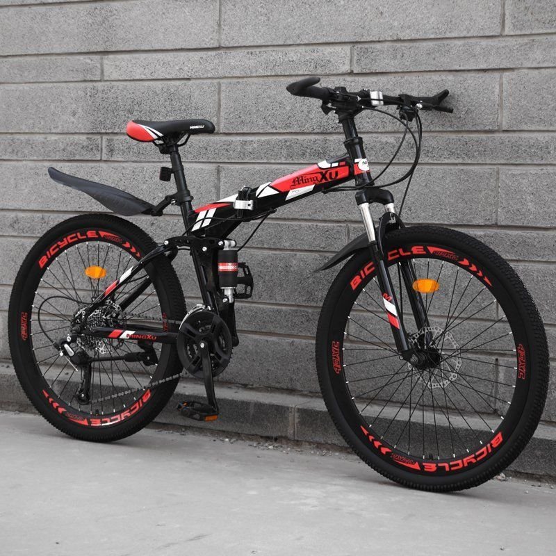 Professional Bicycle factory 24/26/27.5/29 Inch Full Suspension Mountainbike Folding Mountain Bike with 21 24 27S