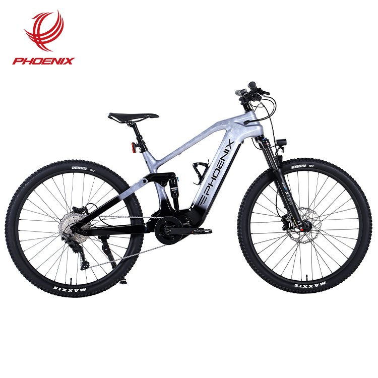 Phoenix Electric Mountain Bike Aluminum Alloy Carbon Fiber Lithium Electric Power Assisted Mountain Bike