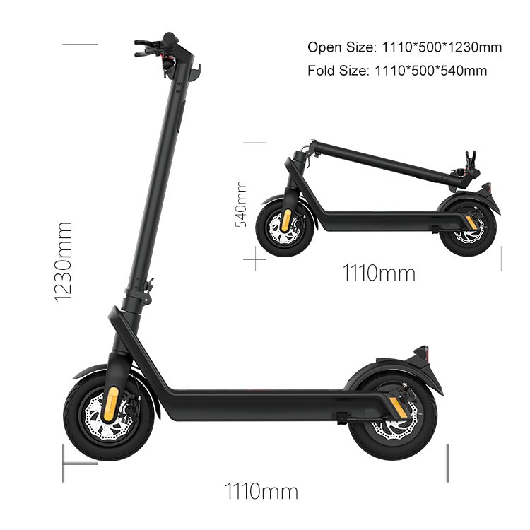 2024 New Arrivals 1000 Watts 40Km Electric Adult Scooter Model X9 Fast 500W Foldable 15.6ah Lithium City Coco Dirt Bike