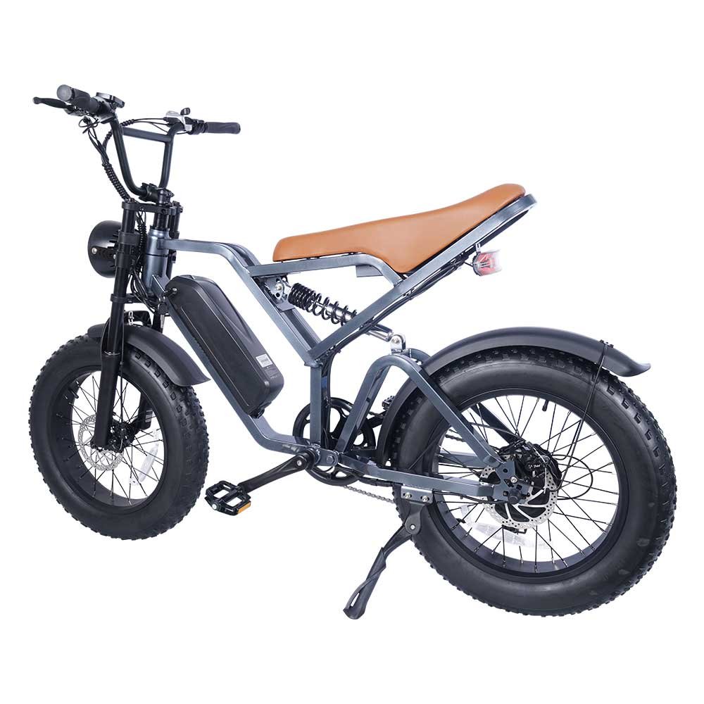 Full Suspension 25km/h Electric Bike 750w 20inch Fat Tire E-bike 250w Urban Electric Bicycle Adult Fatbike for Men Women