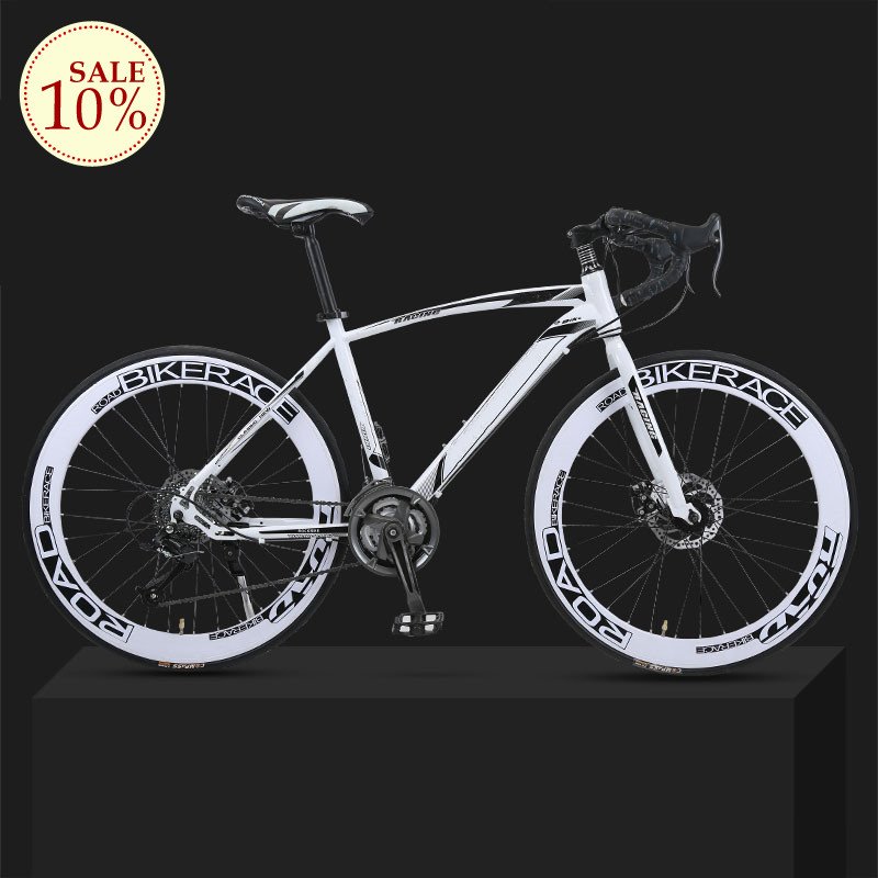 High quality race roadbike cycle cheap carbon fiber 21 speed 700C road bike high Carbon Steel Bicycle Road Racing Bike for men