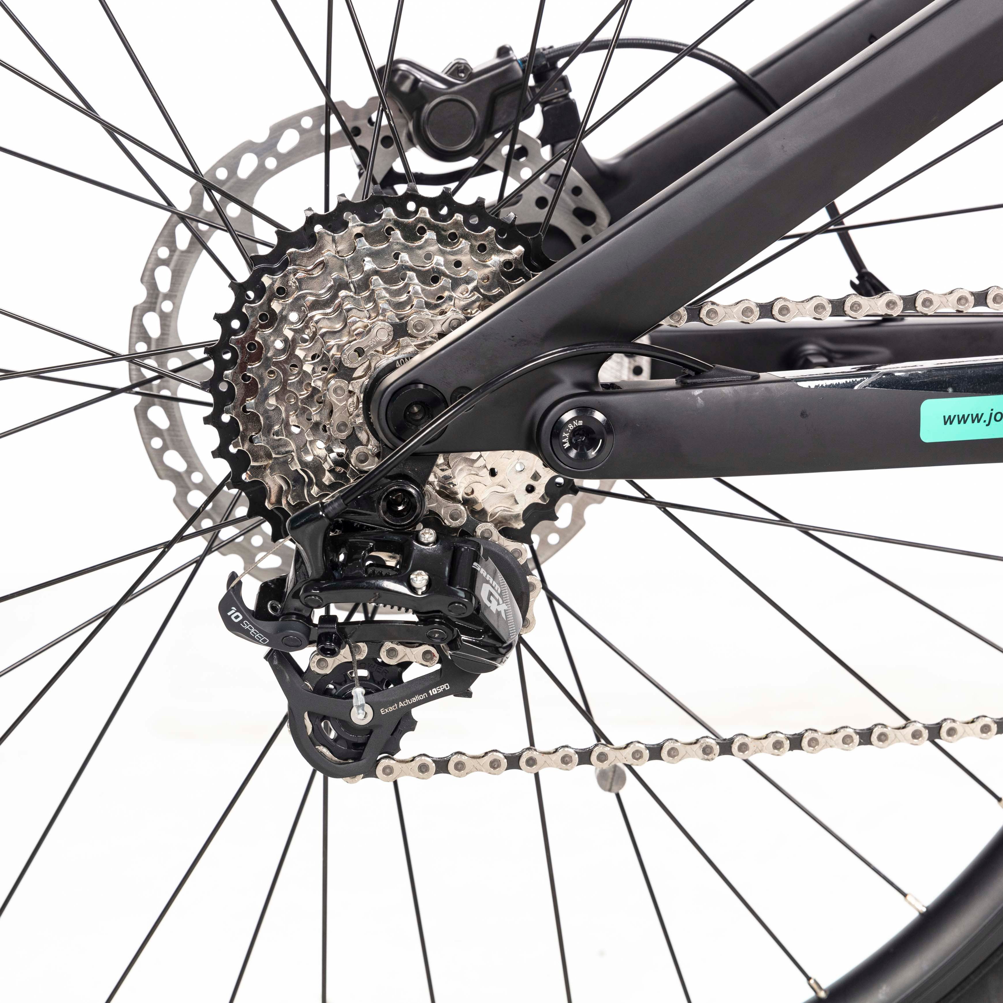 48V500W 15A Carbon Fiber Ebike 29 Inch 10 Speed Air suspension Electric Mountain Bike