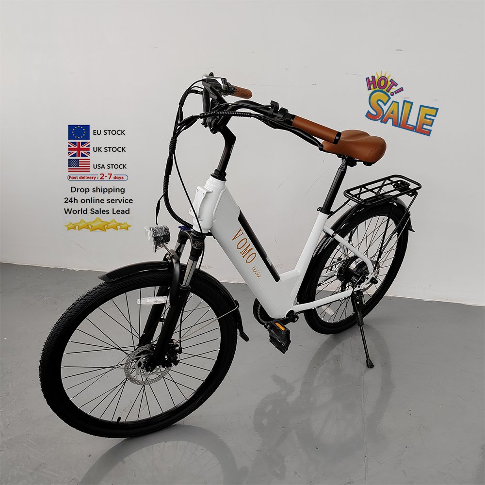 VOMO CS20 26inch electric city bike price Woman E-bike 250W Motor Battery Electric lady bike Electr city Bicycle VOMO ebike