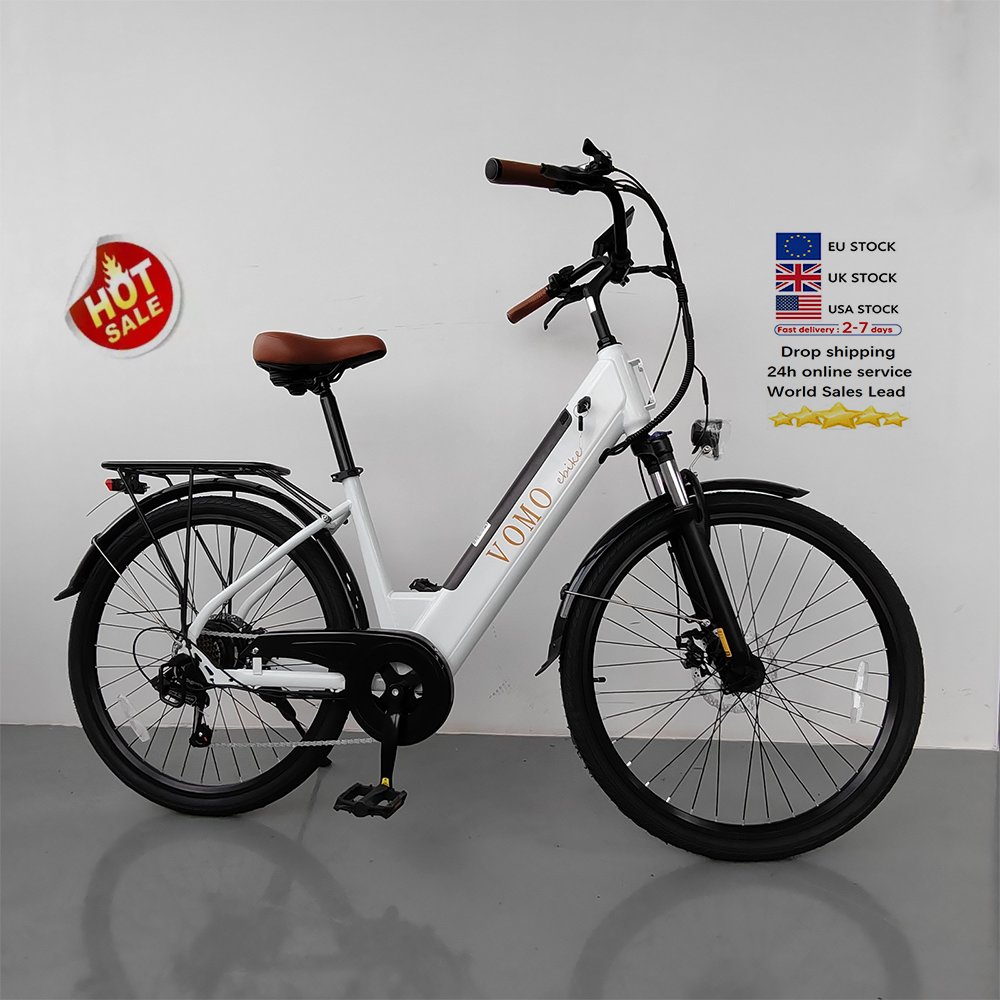 VOMO CS20 26inch electric city bike price Woman E-bike 250W Motor Battery Electric lady bike Electr city Bicycle VOMO ebike