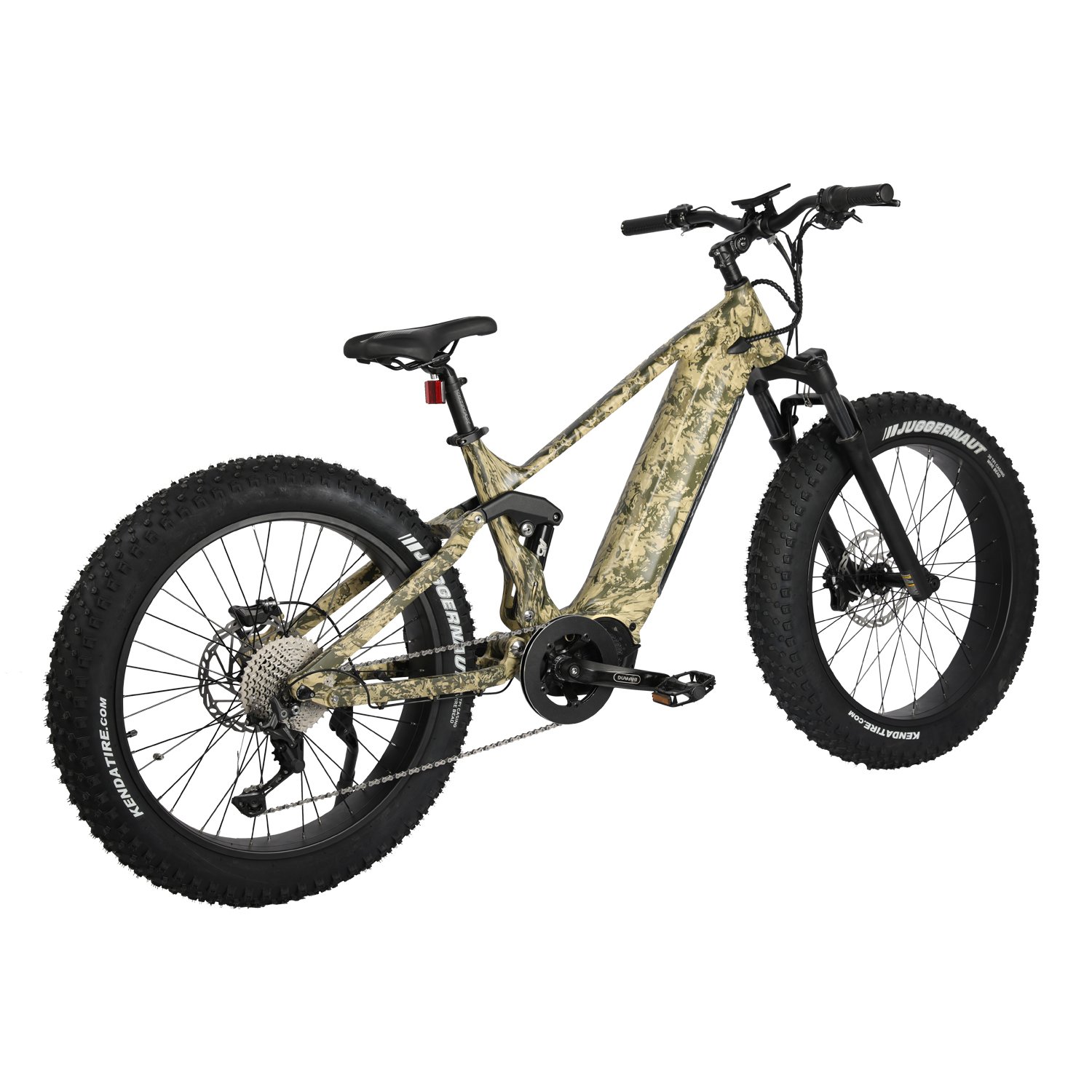 Bafang M620 Mid Drive Full Suspension Ebike 52v 17.4Ah 1000w Electric Mountain Bike 26 Inch Fat Tire Electric Bicycle
