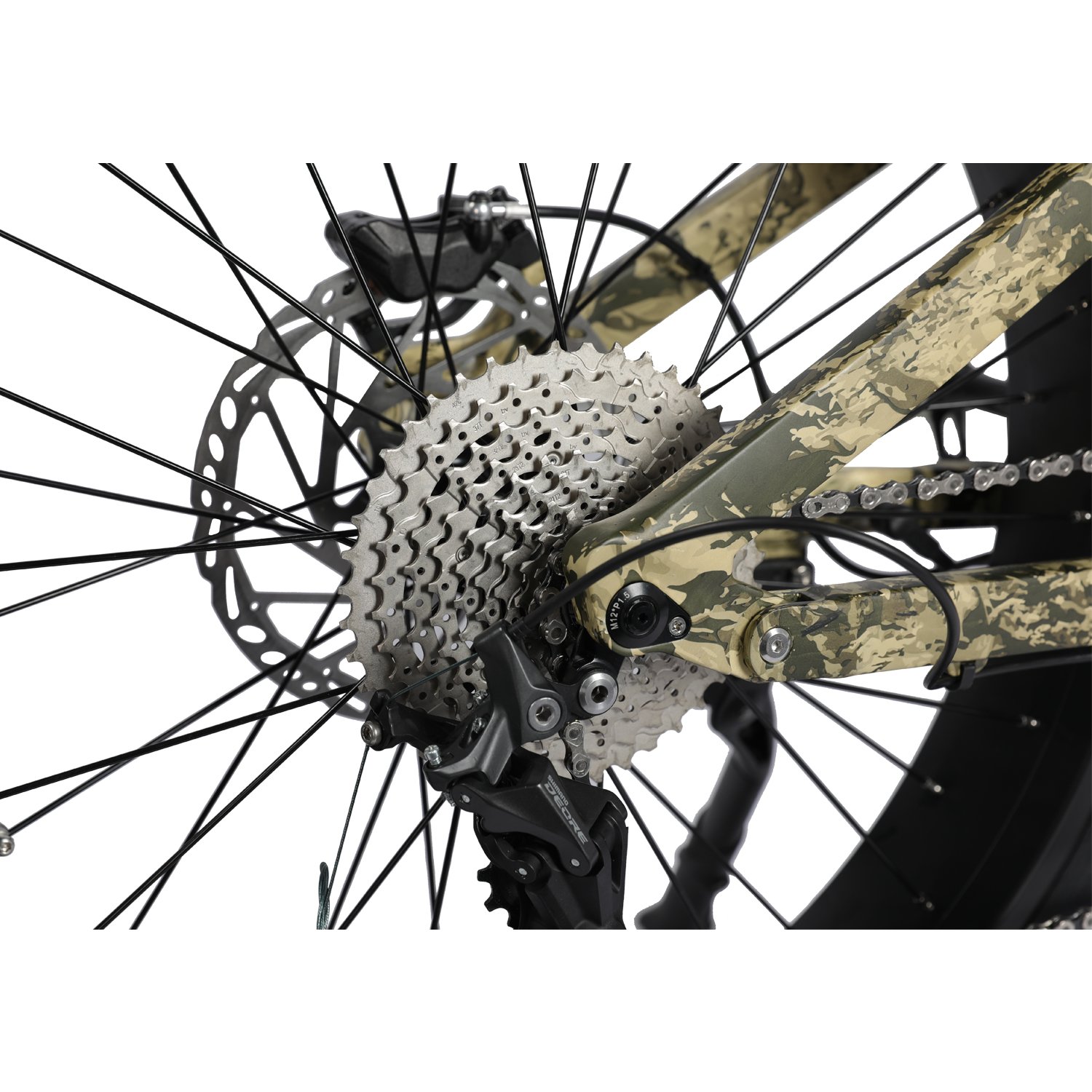 Bafang M620 Mid Drive Full Suspension Ebike 52v 17.4Ah 1000w Electric Mountain Bike 26 Inch Fat Tire Electric Bicycle