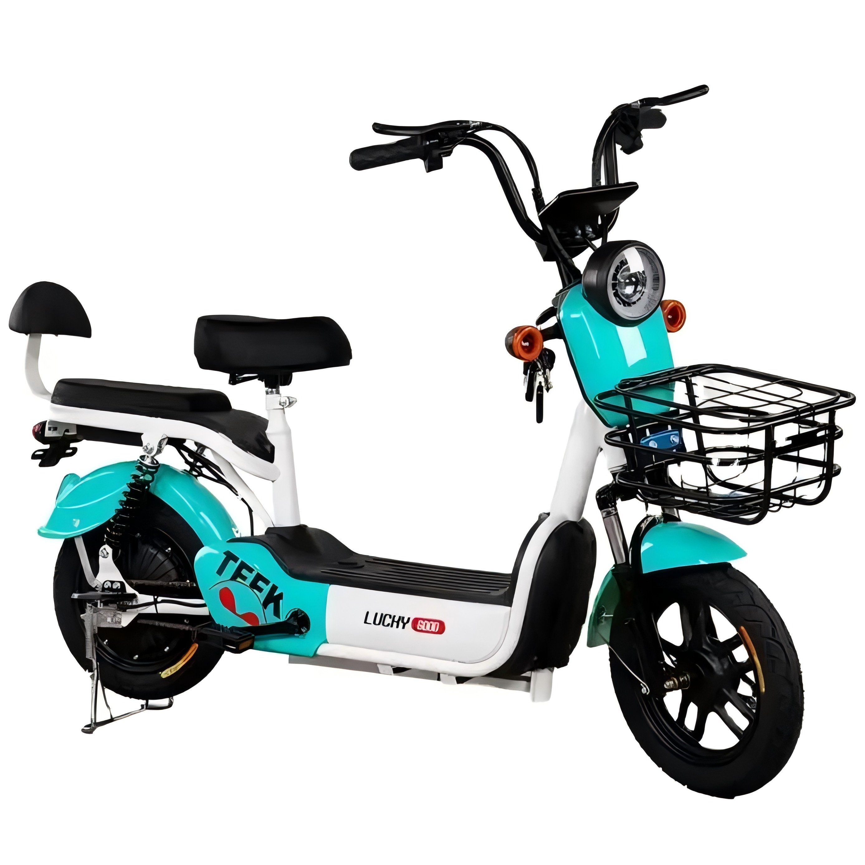 Hot Export 350W Electric Bike High Quality Two-Seater Light Electric City Moped Scooter 48V 500W Cargo Steel Frame Tube Battery