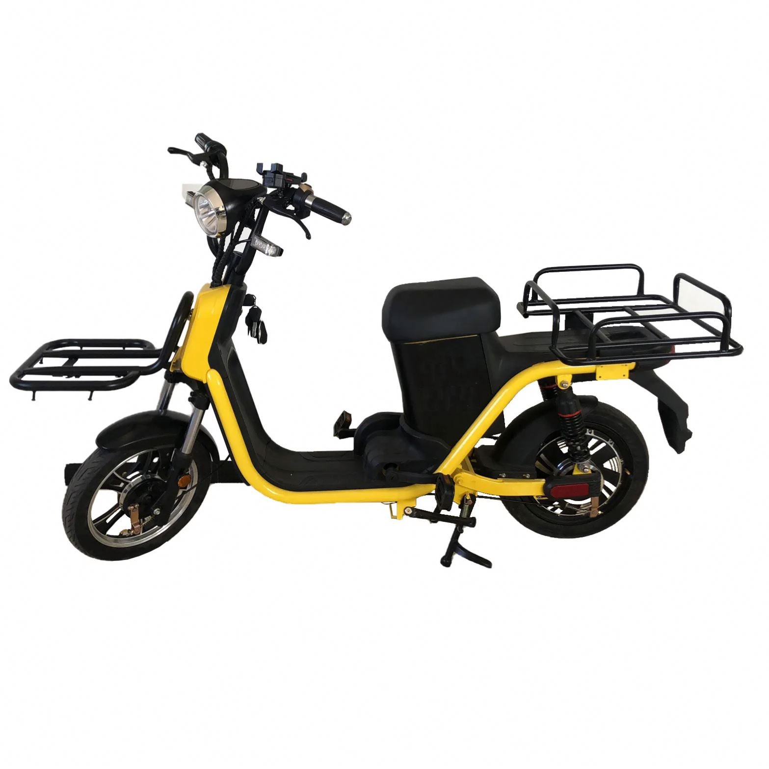 High Quality Electric City Bike 500W 48V/60V 20Ah Electric Scooter 14 inch Vacuum Tires Mobility Ebike delivery food