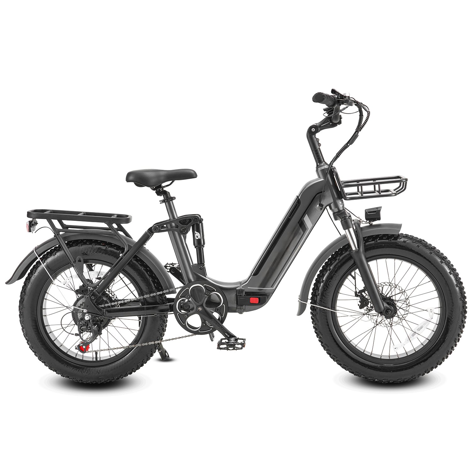 Hot Sale All Terrain 20 Inch Fat Tire E bike 750W Motor Big Battery Electric Cycle Electric Bicycle 48V Mountain E Bike