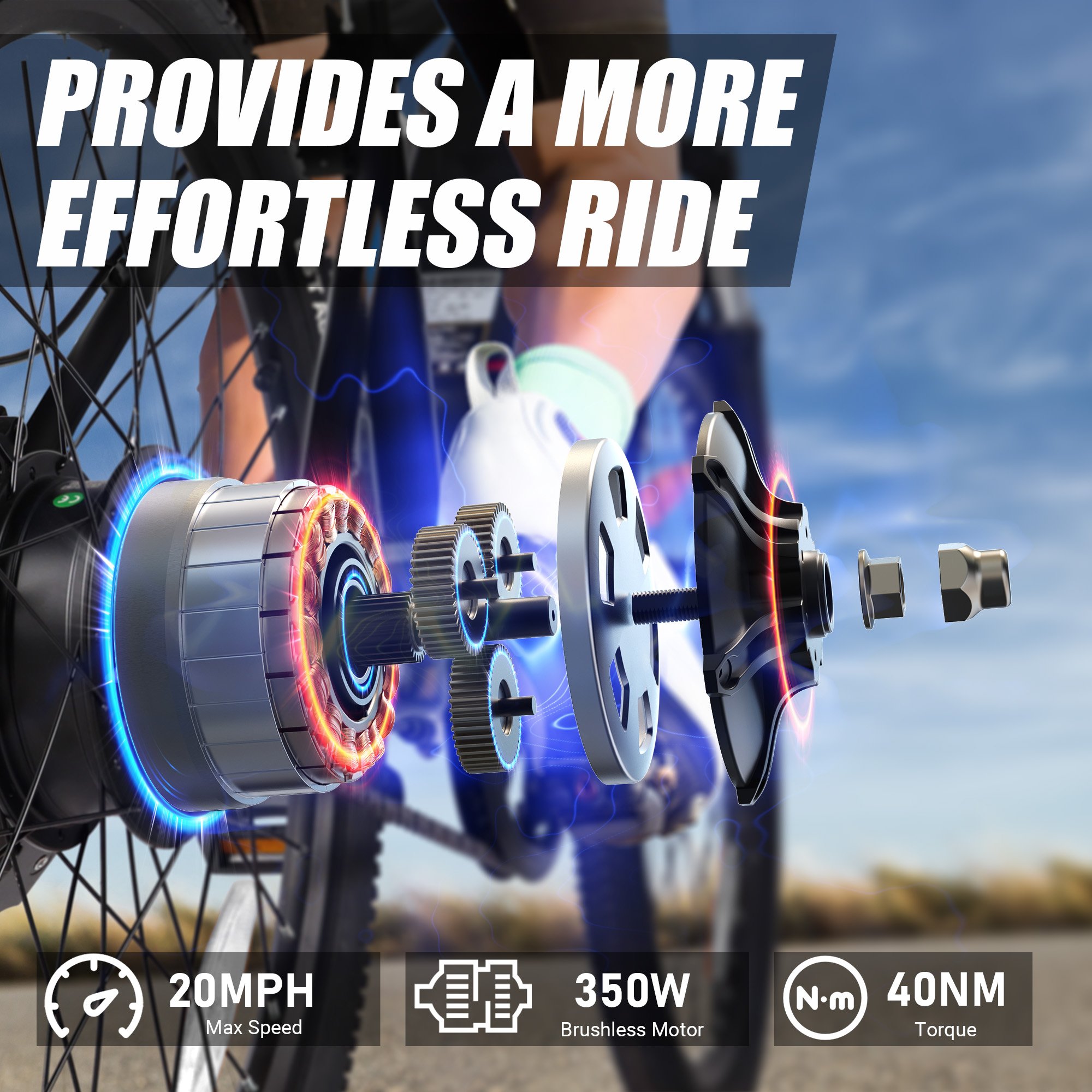 UK EU USA Stock Ebike for Adults 350W 24 Inch Electric Mountain Bike 36V 7.8AH Multi Mode LCD Display Road City Electric Bicycle