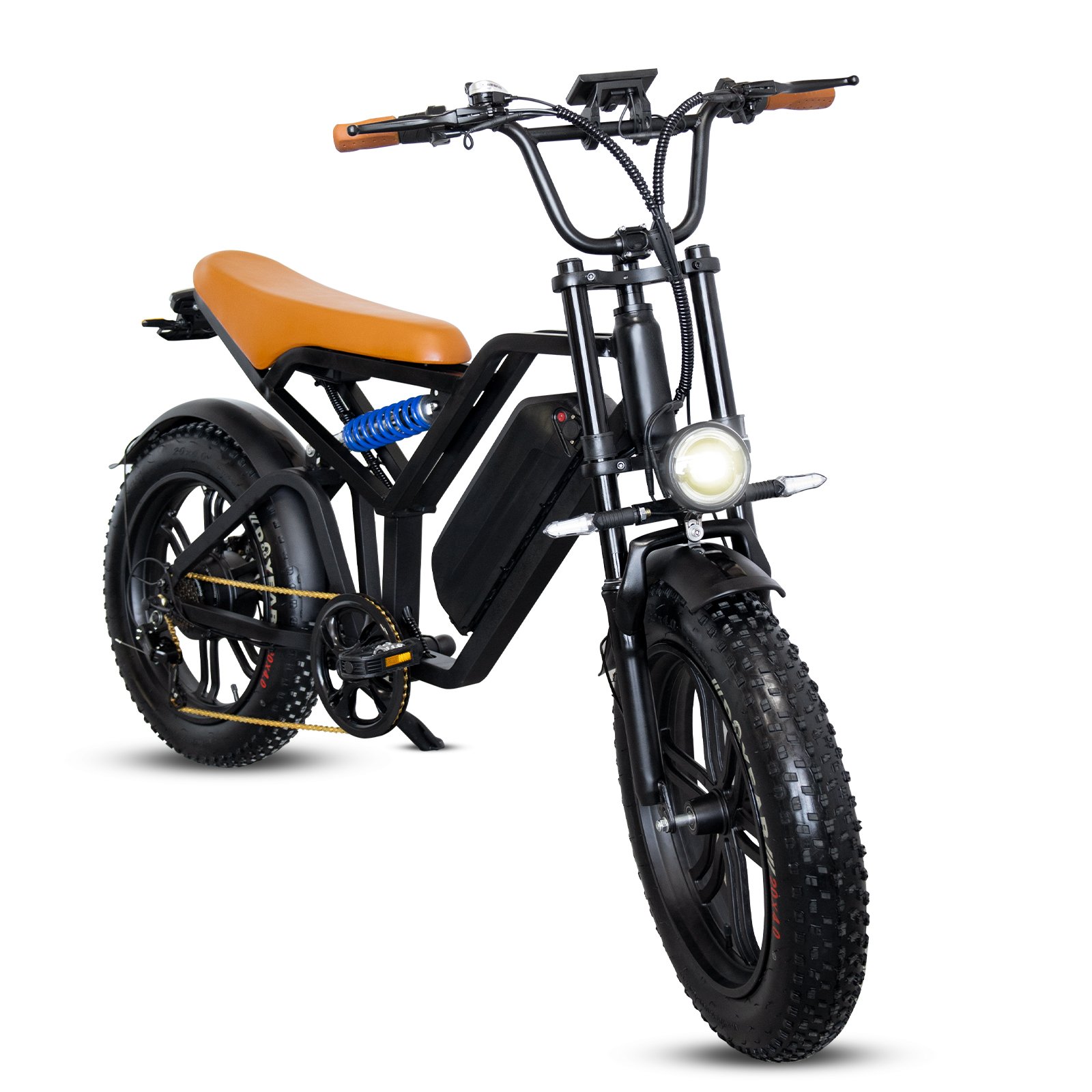 Electric Bike Hub Motor Fat Tire Bicycle High Power Ebike 4.0inch Tire 48v 500w City Bike Long Range Retro E-bike