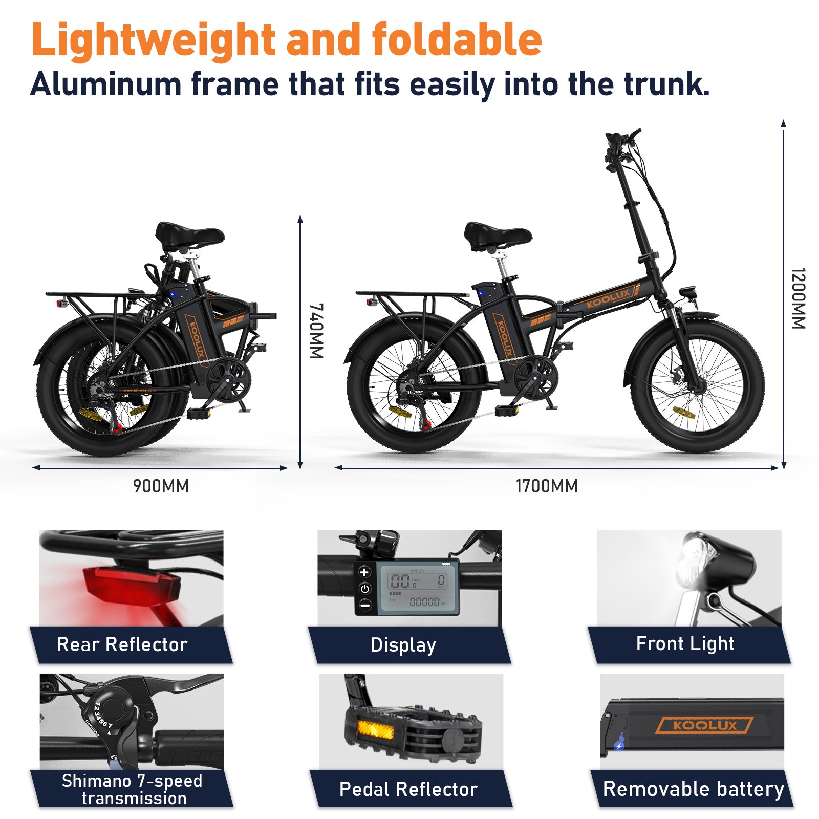 EU UK Stock 20 3.0 inch BK11 Fat Tire Ebike 250W Off Road Folding Urbanbike Removable 36V Battery Electric City Bicycle