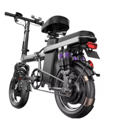 500W 45KM/h Folding Electric City Bike Shock Absorption Adult All Terrain Mountain Fat Tire Bike Model All Terrain Mountain Bike