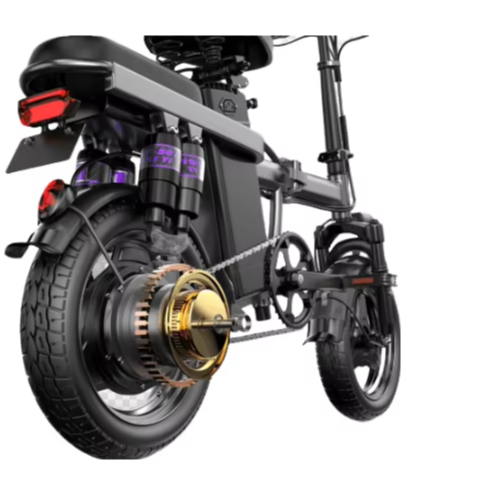 500W 45KM/h Folding Electric City Bike Shock Absorption Adult All Terrain Mountain Fat Tire Bike Model All Terrain Mountain Bike