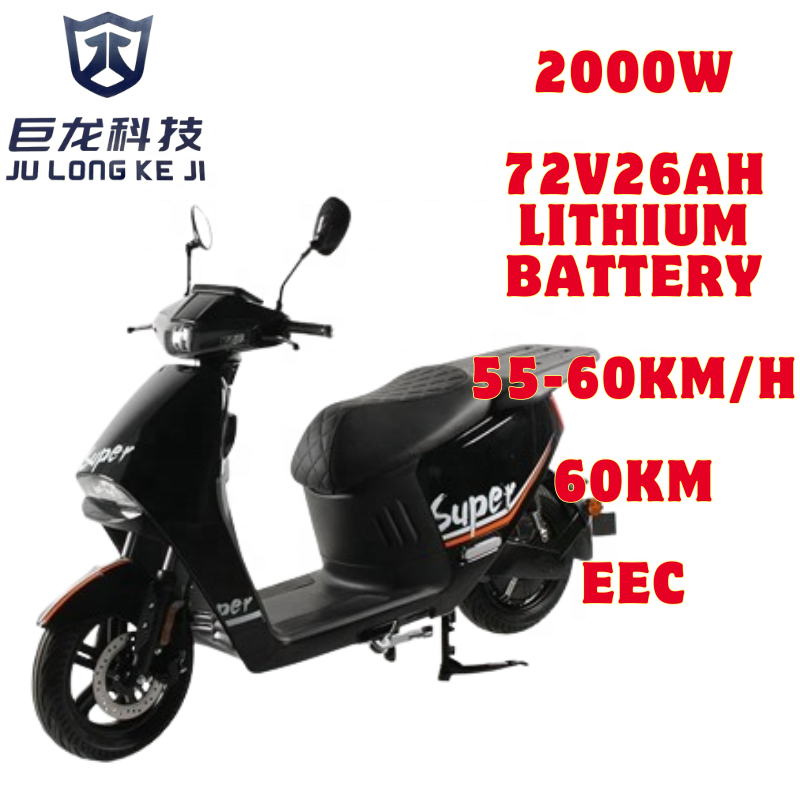 JVLONG GOP GOGO PLUS 2000w EEC Powerful 72v26ah Lithium Battery City Food Delivery Electric Motorcycle 65km/h 72V 60 - 80KM 6-8h
