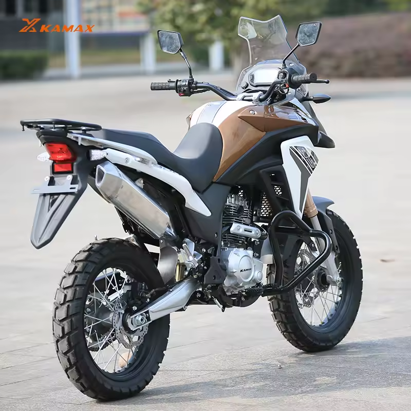 KAMAX 2024 2023 Gas 250cc Brushless Sports 12v 7ah Adventure Riding Motorcycle adv motorcycle