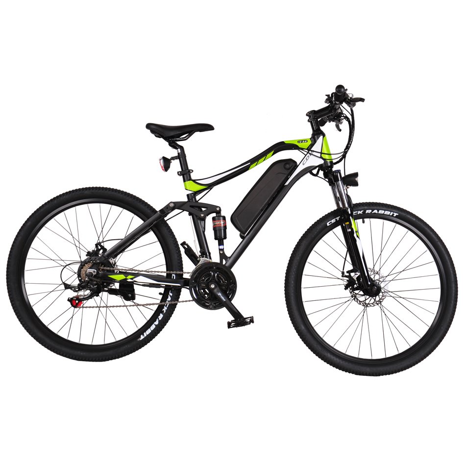 EU warehouse electric bicycle full suspension electric mountain bike