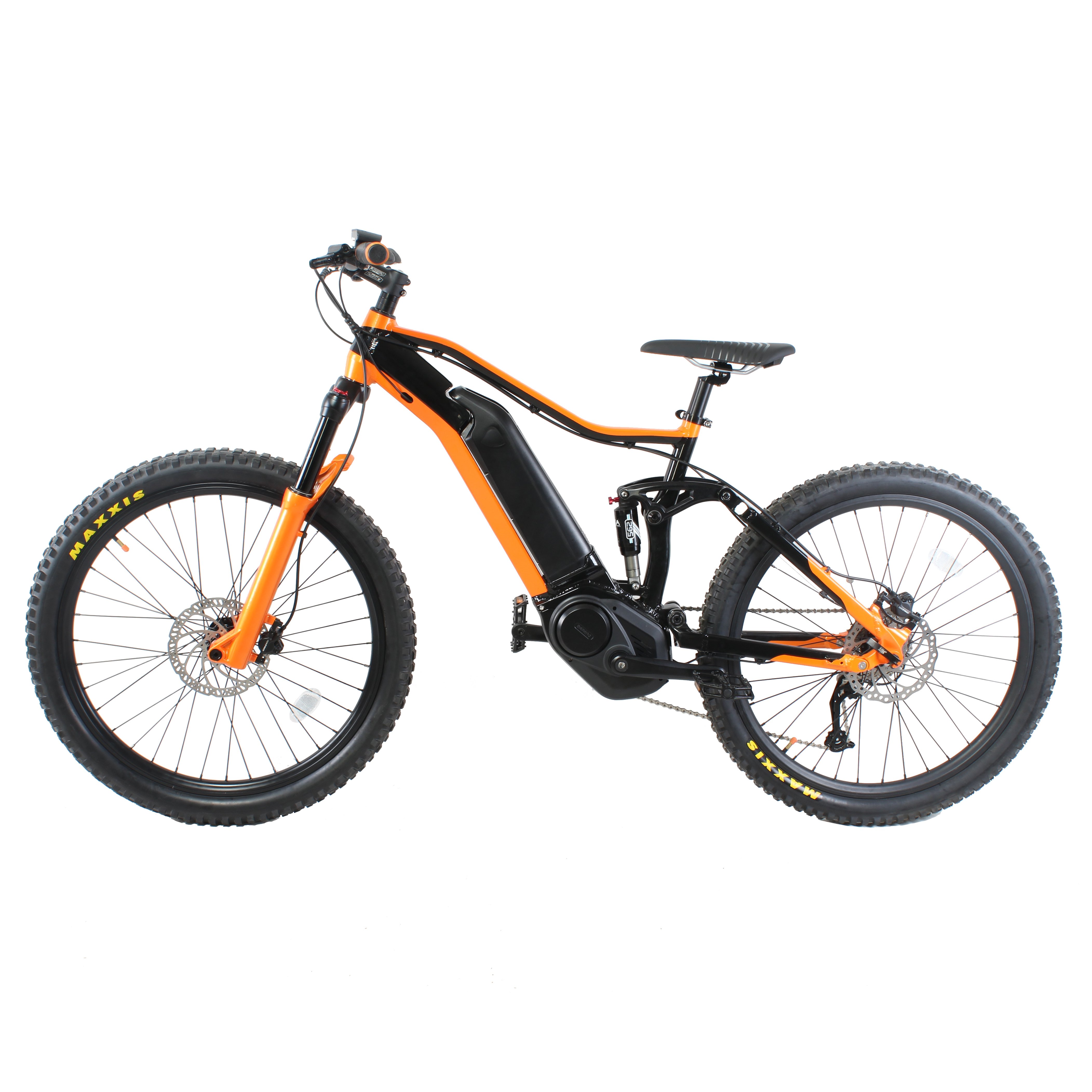 fashion design multifunction mountain electric bike with full suspension