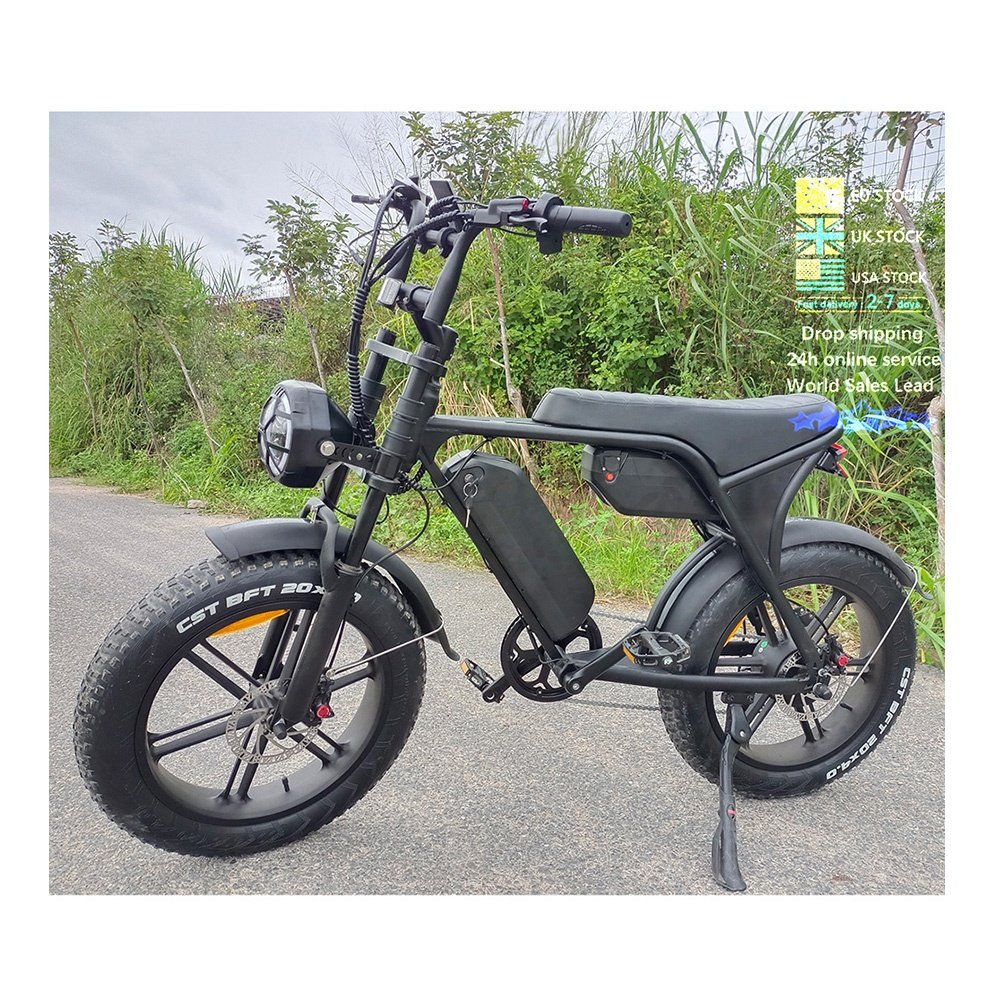 EU OUXI 250W Double battery ebike off road mountain e bike electric bicycle City Fat electric bike velo electrique V8 Max